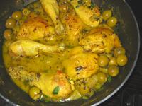 Пиле с маслини по марокански